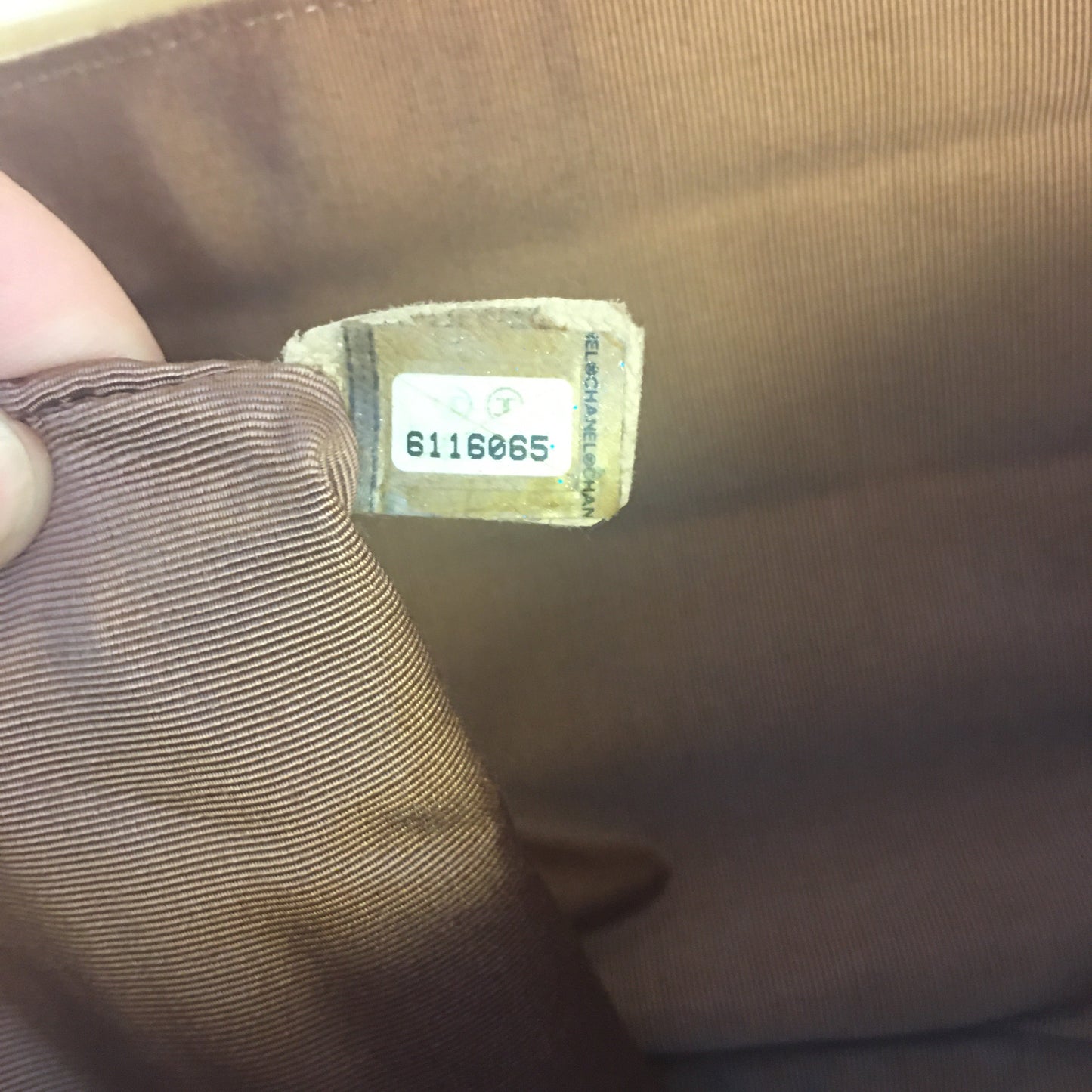 CHANEL 2.55 Shoulder Bag in Beige Suede