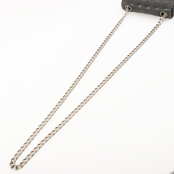 Chanel Around 2000 Made 2.55 Design Stitch Side Cc Mark Mini Chain Bag Dark Navy