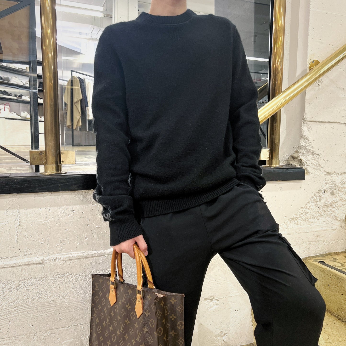 Louis Vuitton Monogram 100%Cashmere Sweater TWS