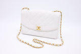 Chanel Medium Diana in White Leather