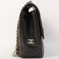 Chanel Around 2001 Made 2.55 Design Stitch Side Cc Mark Chain Bag Black
