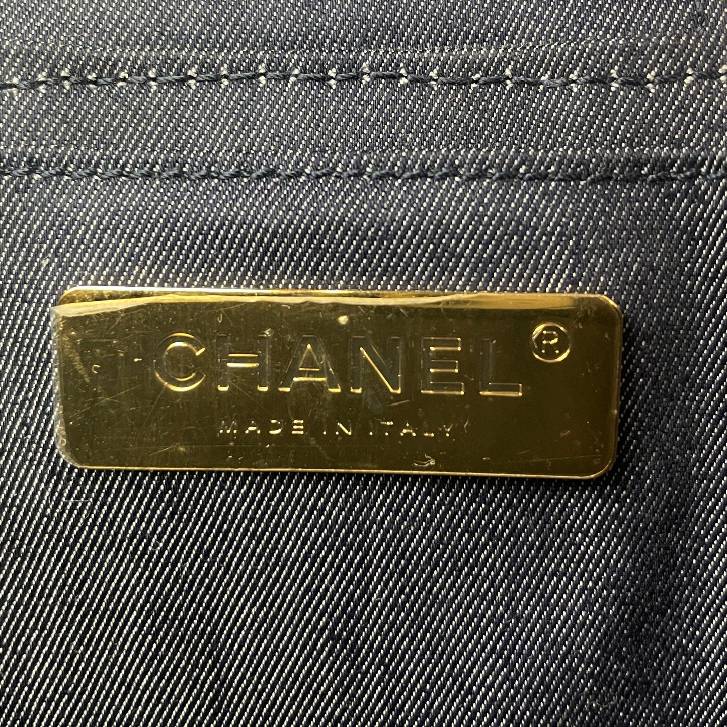 CHANEL Gold CC Mania Vanity Case -OUTLET ITEM FINAL SALE