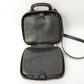 Chanel Around 1997 Made Caviar Skin Cc Mark Stitch 2Way Vanity Black