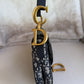 Christian Dior Classic Oblique Saddle Bag (Medium)