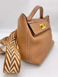 Luxury Hermes 24/24 29 Gold Veau Togo Touch Alligator Gold Hardware