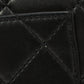 Chanel Around 1998 Made Turn-Lock Top Handle Bag Black