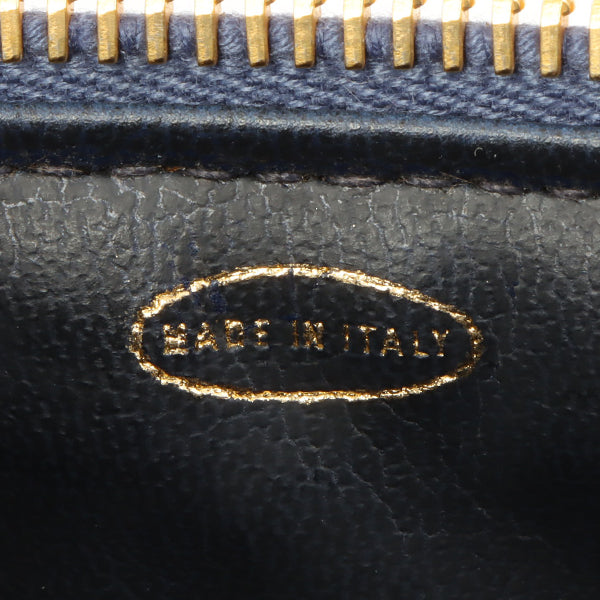 Chanel Around 1997 Made Denim Cc Mark Stitch Vanity Indigo