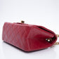 CHANEL Aged Calfskin Quilted 2.55 Reissue Mini Flap Red