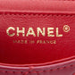CHANEL Aged Calfskin Quilted 2.55 Reissue Mini Flap Red