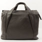 Chanel Around 2007 Made Chevron Cc Mark Stitch Top Handle Bag Dark Brown