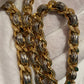 CHANEL 1998 Woven Evening Bag Gold
