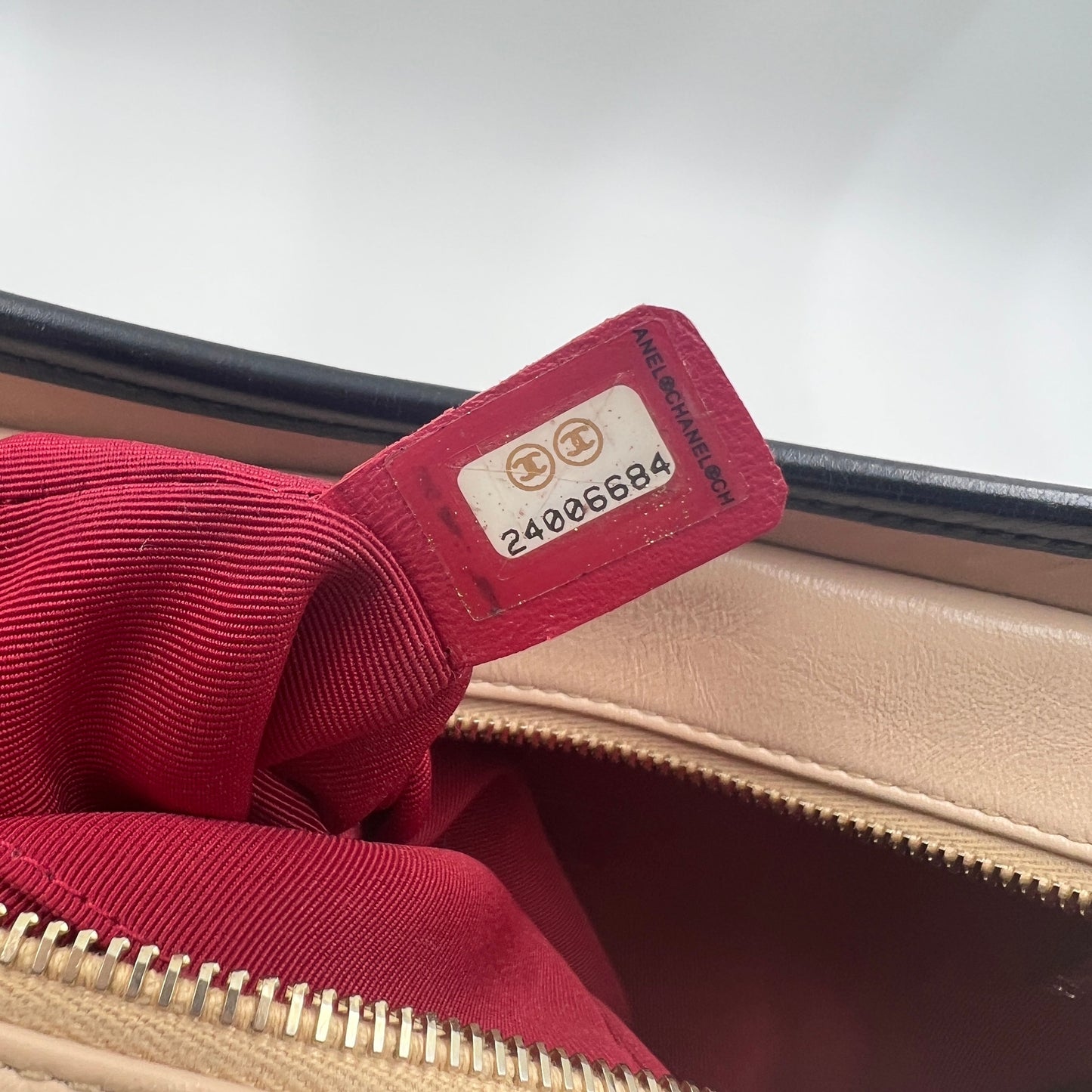 Chanel Beige&Black Gabrielle Hobo Bag TWS