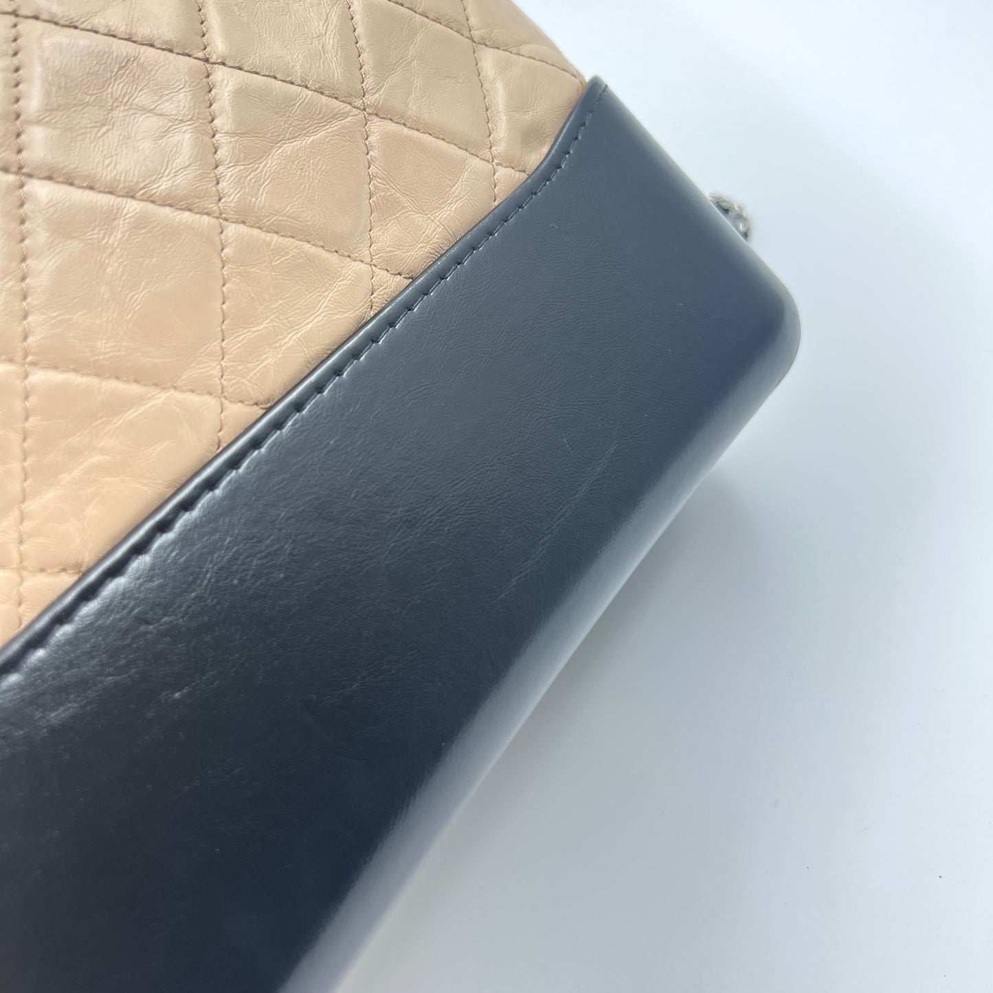 Chanel Beige&Black Gabrielle Hobo Bag TWS