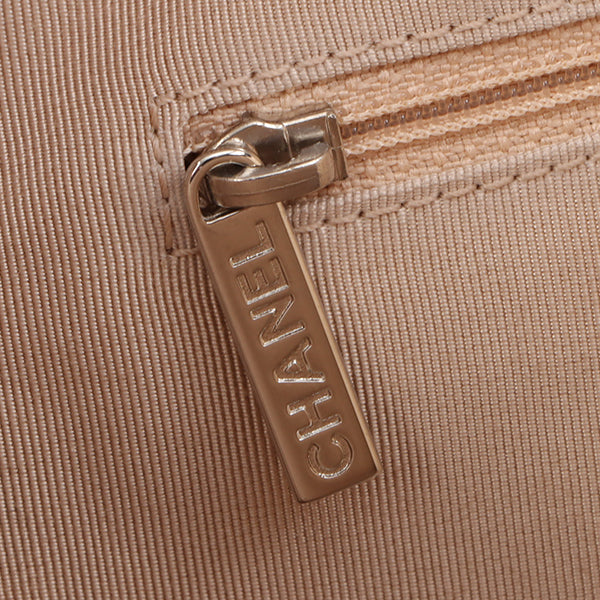 Chanel Around 2008 Made Cc Mark Logo Tote Bag Black
