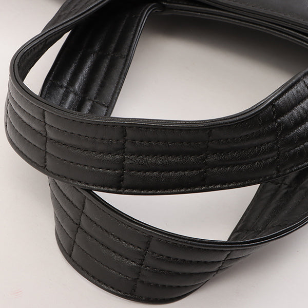 Chanel Around 2008 Made Cc Mark Logo Tote Bag Black
