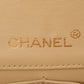Chanel Around 1990 Made Full Flap Turn-Lock Chain Bag Mini Beige