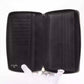 CHANEL Matelasse Quilted Patent Leather CC Zip Around Wallet Organizer