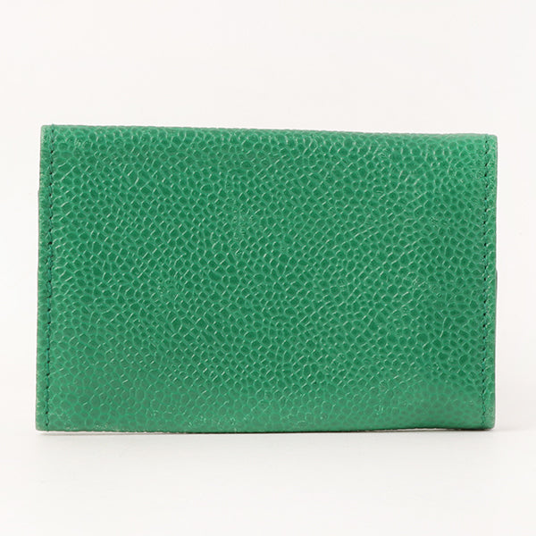 CHANEL Around 1997 Made Caviar Skin Cc Mark Stitch Key Case Green