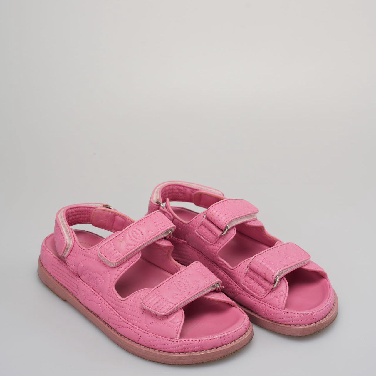 Chanel Coco Mark Dad Sandals Size 35.5