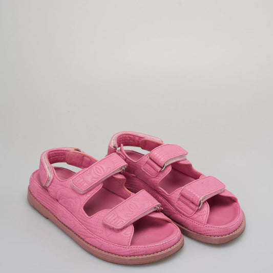 Chanel Coco Mark Dad Sandals Size 35.5