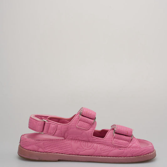 Chanel Coco Mark Dad Sandals Size 35.5