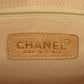 Chanel Around 2002 Caviar Skin Cc Mark Stitch Shoulder Bag Beige