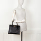 PRADA Convertible Open Tote Bag Saffiano Black