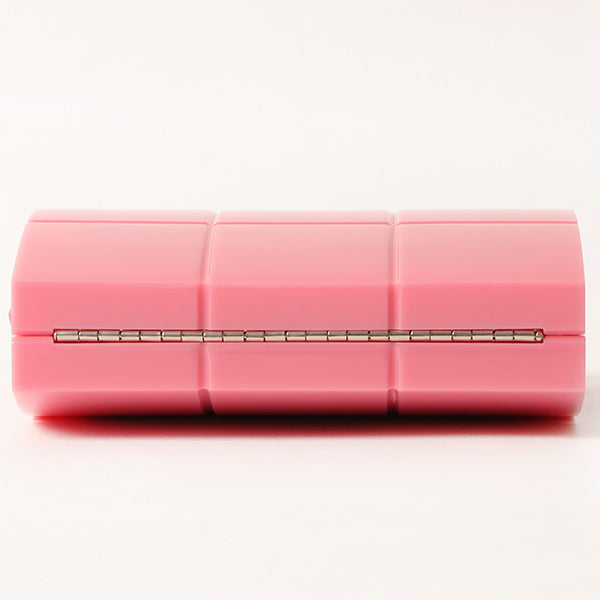 Chanel Around 2001 Made Plastic Chocobar Cc Mark Plate Chain Pouch Pink