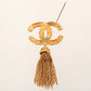 CHANEL 1993 Made Design Cc Mark Tassel Brooch