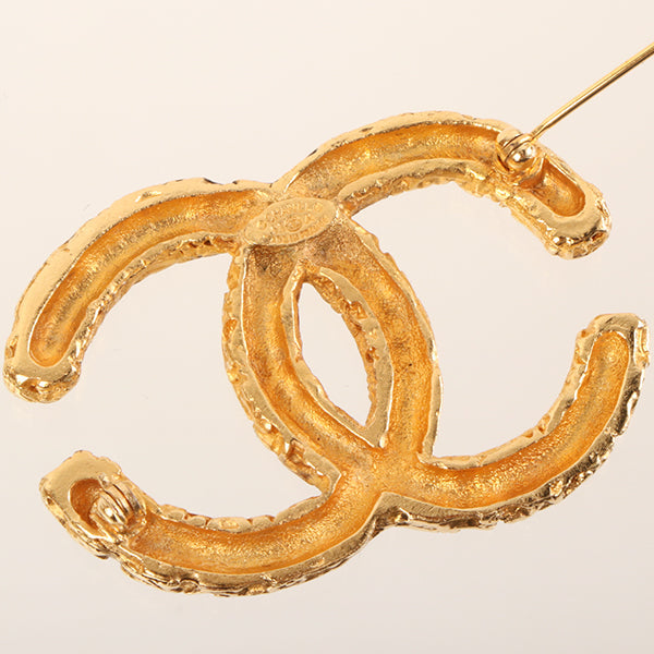 CHANEL 1993 Made Design Cc Mark Brooch