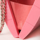 Chanel Around 2001 Made Plastic Chocobar Cc Mark Plate Chain Pouch Pink