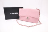 Chanel Medium Flap in Pink Cotton Canvas