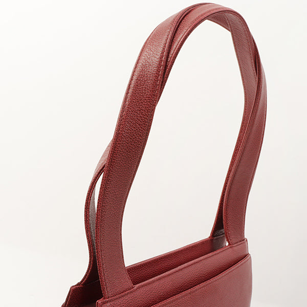 Chanel Around 1998 Made Caviar Skin Cc Mark Shoulder Bag Bordeaux