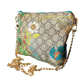 GG Floral Lattice   Silk Scarf Crossbody Bag