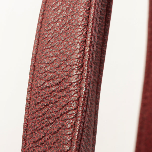 Chanel Around 1998 Made Caviar Skin Cc Mark Shoulder Bag Bordeaux