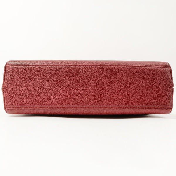Chanel Around 1998 Made Caviar Skin Cc Mark Shoulder Bag Bordeaux
