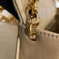 CHANEL 1997-1999 Round Flap Mini Beige Lambskin