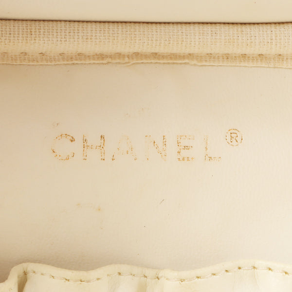 Chanel Around 2003 Caviar Skin Cc Mark Stitch Vanity Pink