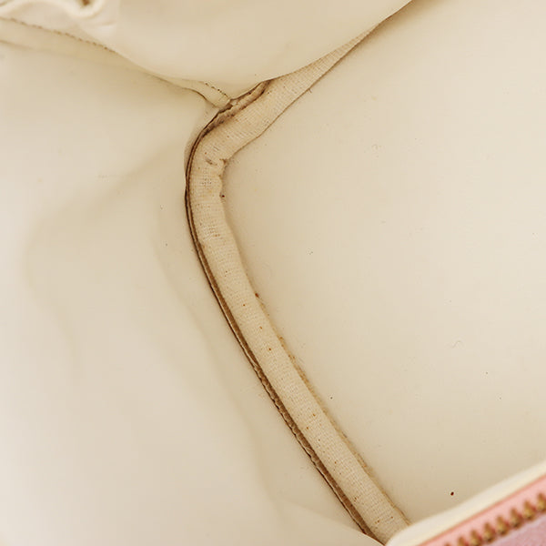 Chanel Around 2003 Caviar Skin Cc Mark Stitch Vanity Pink