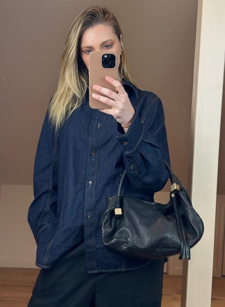 Chanel CC Dice Leather Shoulder Bag