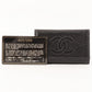 CHANEL Around 1997 Made Caviar Skin Cc Mark Stitch Key Case Black