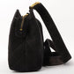 Chanel Around 1992 Made Suede Cc Mark Stitch Ball Charm Shoulder Bag Black