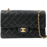 Chanel Around 1992 Made Classic Flap Chain Bag 25Cm Black