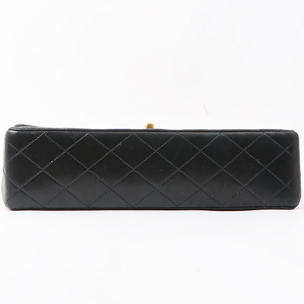 Chanel Around 1992 Made Classic Flap Chain Bag 25Cm Black
