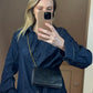 Chanel Black Lambskin Leather Wallet On Chain