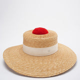 Chanel Beige Straw Summer Hat