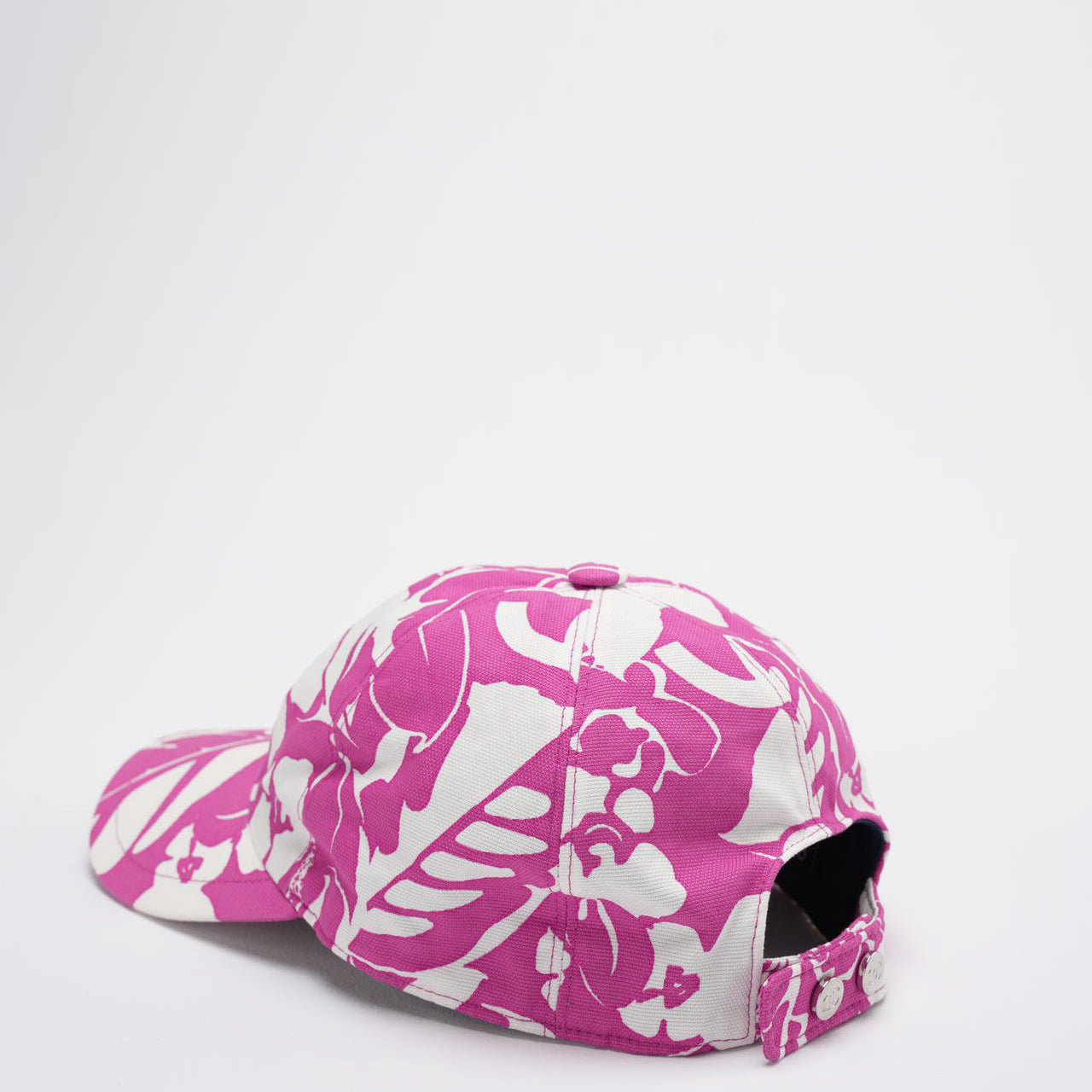 Chanel Cotton CC Cap Hat in Pink and White