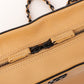 Chanel Around 2000 Made Cc Mark Plate Chain Shoulder Bag With Pouch Beige