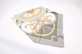 Hermes Carre 90 in Gray Silk