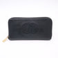 Chanel Long Zippy Wallet in Black Caviar Leather